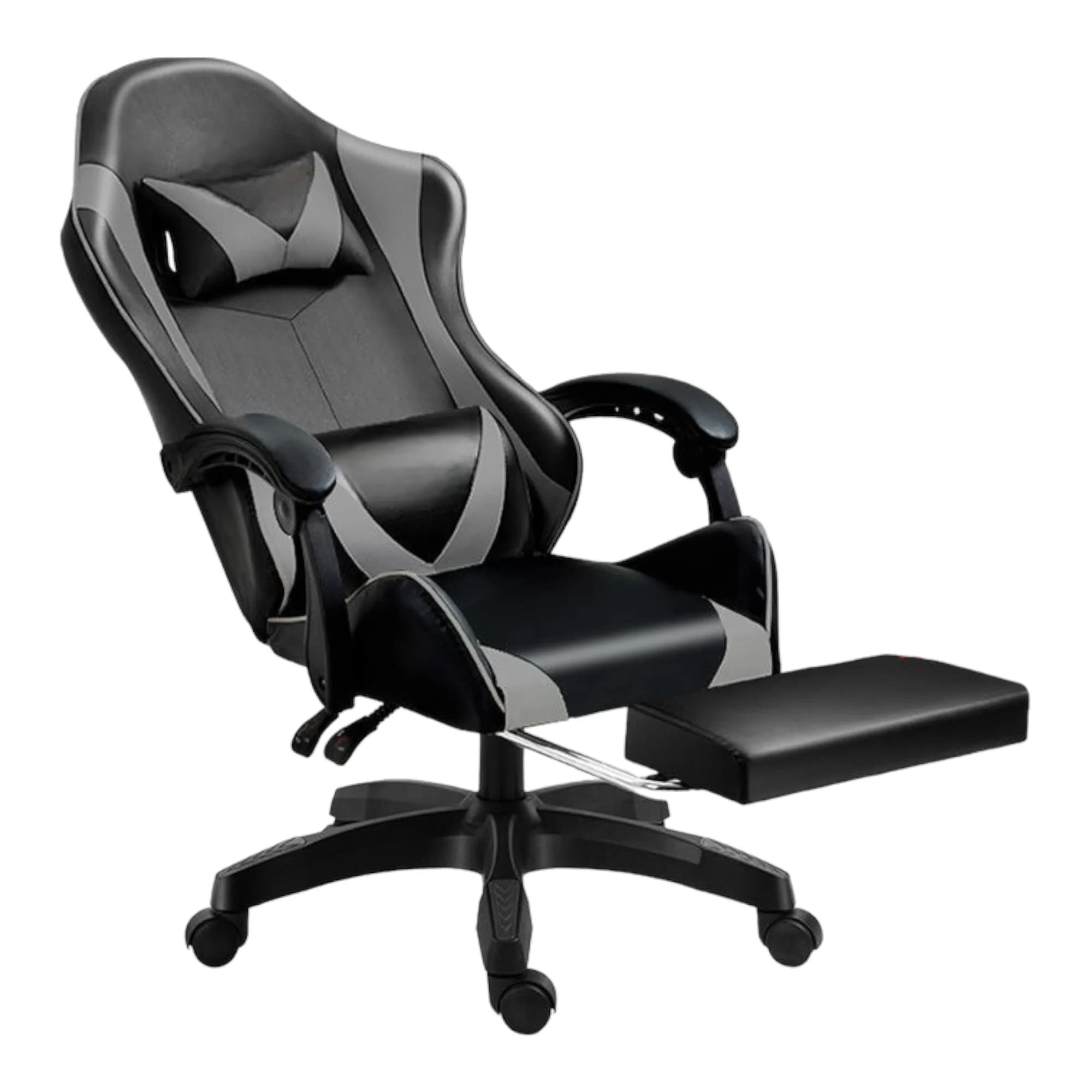 Silla Gaming para Escritorio, Oficina y Juegos Online Giratoria. Silla Cómoda de Altura Ajustable para Gaming ergonómica, de piel sintética.Silla