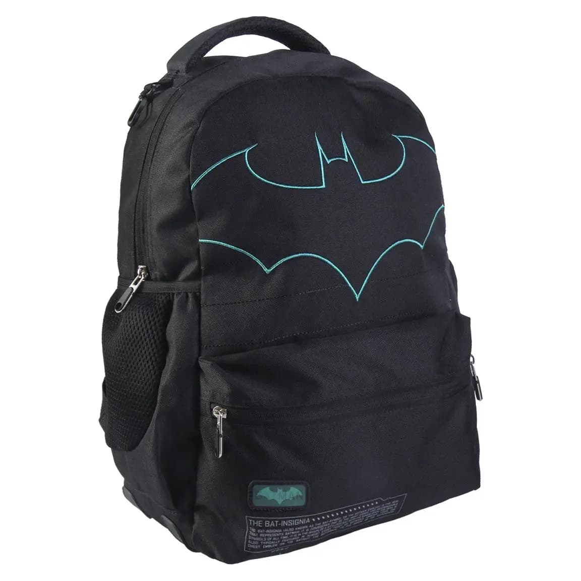 Mochila Escolar Grande Cerdá Batman Negra 44 Cm