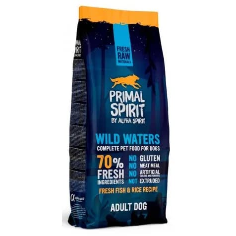 Primal Spirit 70% Wild Waters Para Perros 12 Kg