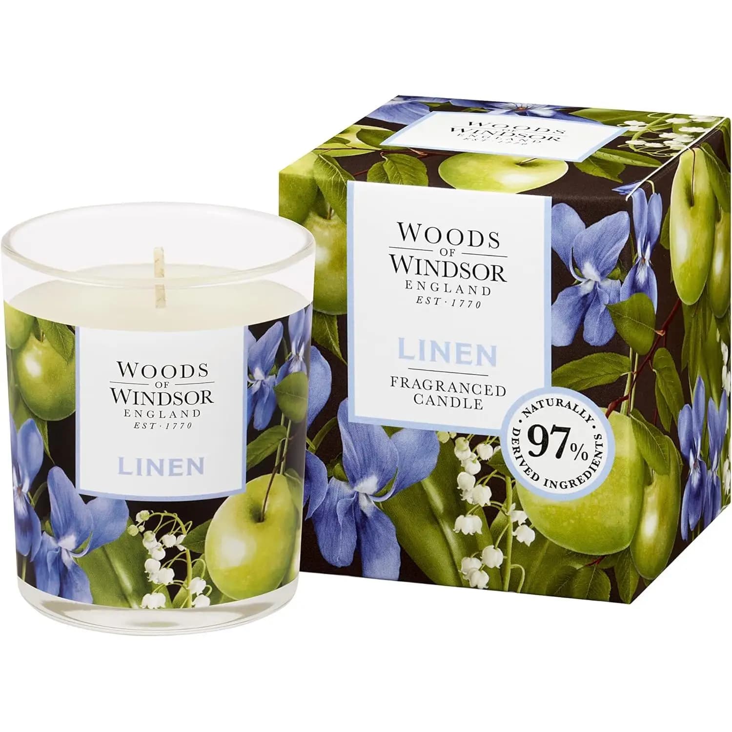 Woods Of Windsor Vela Perfumada Calidad Alta 150g
