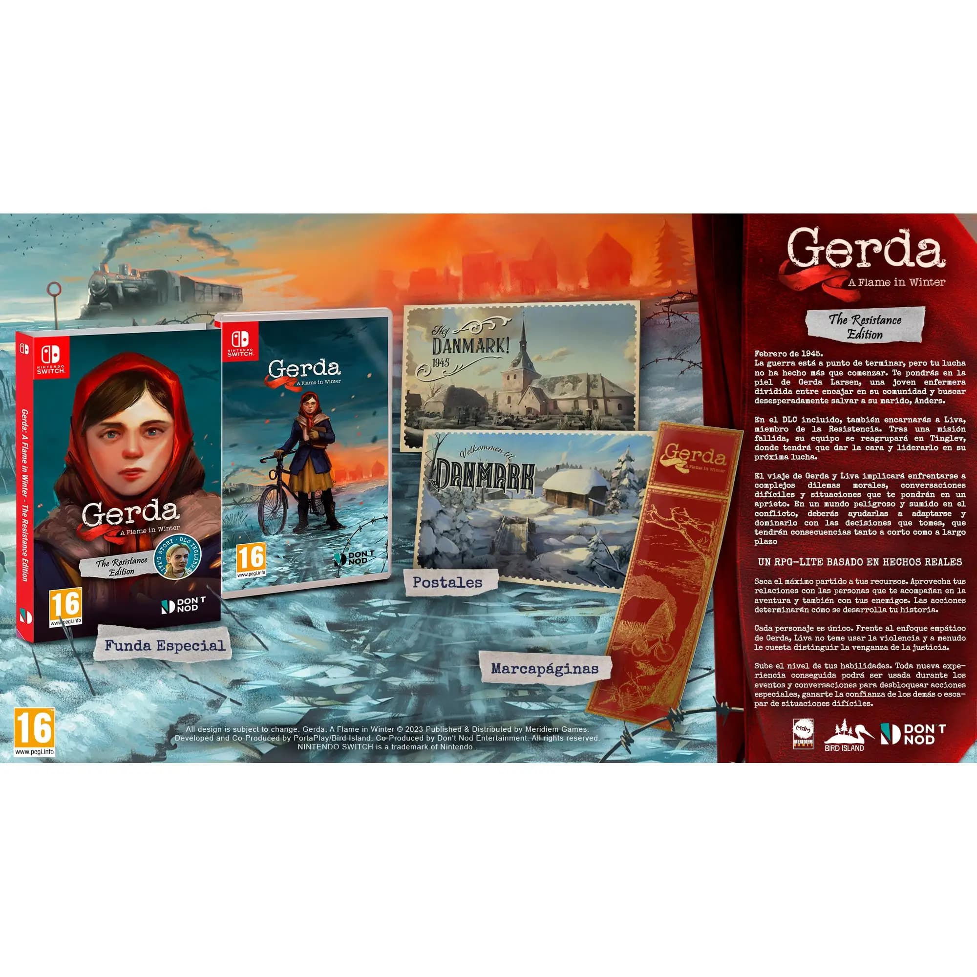 Gerda A Flame in Winter The Resistance Edition - Switch - Nuevo Precintado - PAL España