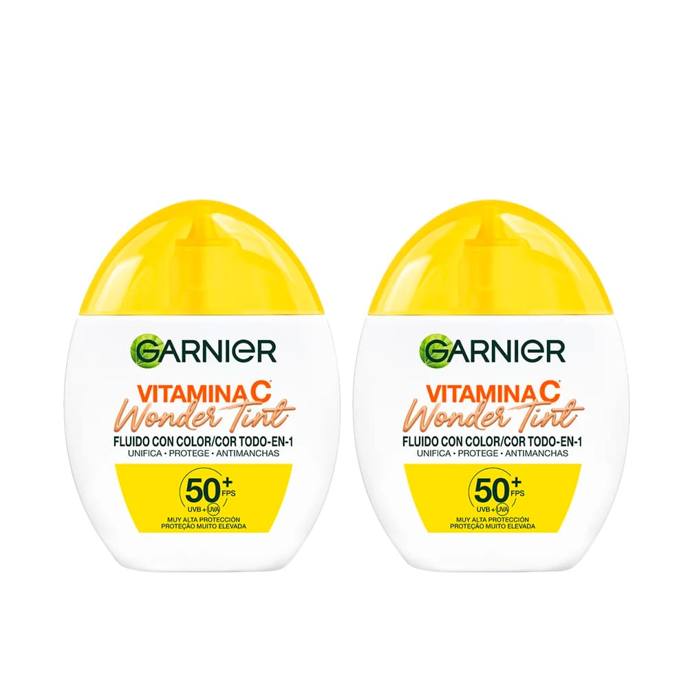 Garnier | Garnier Sets 2 Vitamina C Wonder Tint SPF50+, tono medio 2x40ml