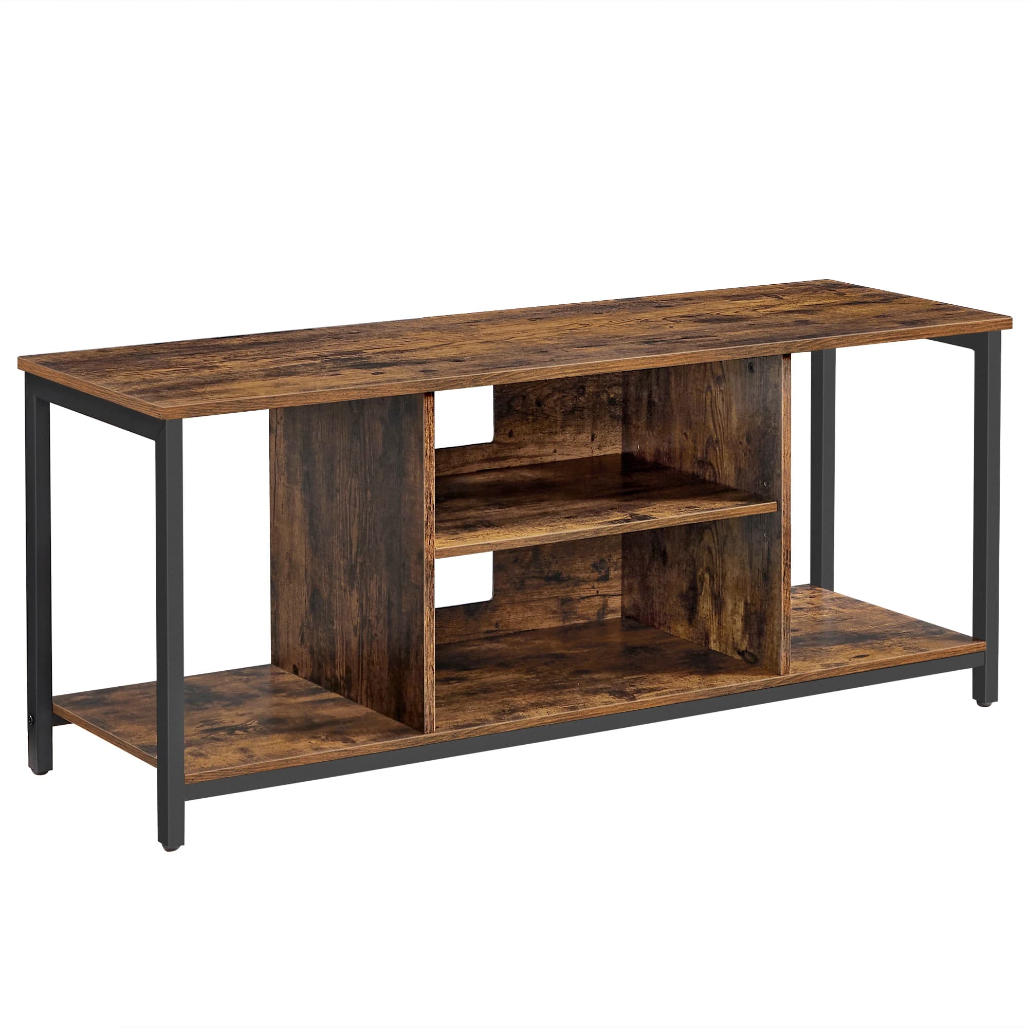 VASAGLE Soporte de TV para TV de hasta 60 Pulgadas, Mueble de TV con estantes Abiertos, Consola de TV para Sala de Estar, Sala de Entretenimiento,