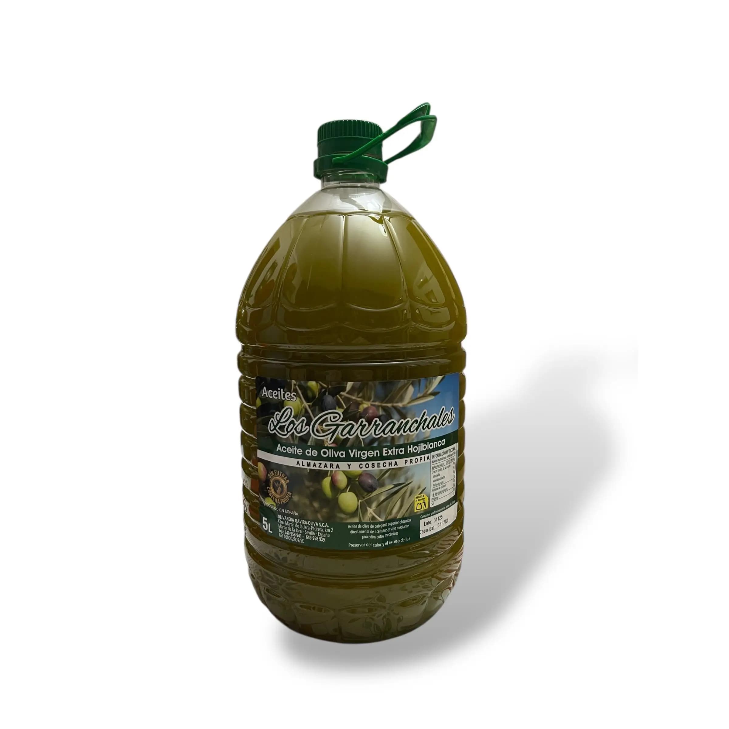 Aceite de Oliva Virgen Extra Artesano "Los Garranchales" – Sin Filtrar, Prensado en Frío, de Sabor Intenso y Natural, Elaborado en Almazara Propia
