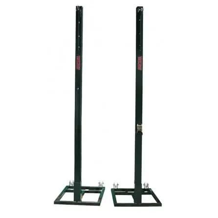 JUEGO POSTES VOLEIBOL METÁLICOS CUADRADOS 80X80MM TRASLADABLES SOFTEE EQUIPMENT
