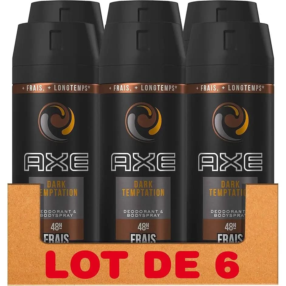 Pack 6x150ml - AXE Desodorante Hombre DARK TEMTATION Spray 48h