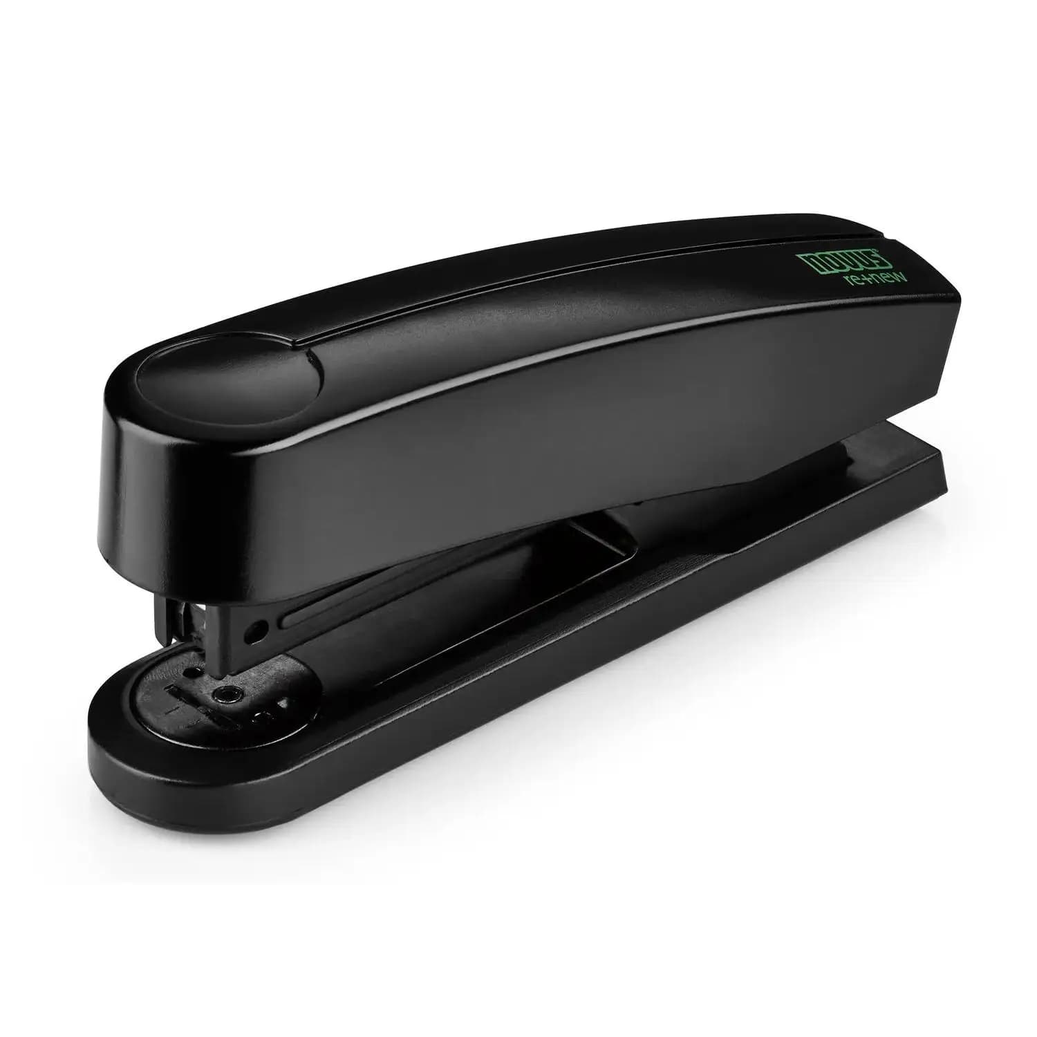 Novus b2 re+new grapadora de sobremesa - fabricada con plastico reciclado - hasta 25 hojas - grapado abierto, cerrado y clavado - incluye 200 grapas