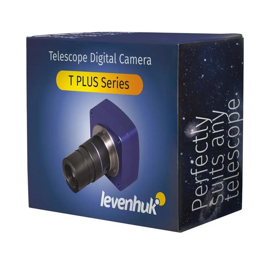 Cámara Digital Levenhuk T130 PLUS para Astrofotografía en Telescopios con Alta Resolución y Ajuste Manual de Exposición