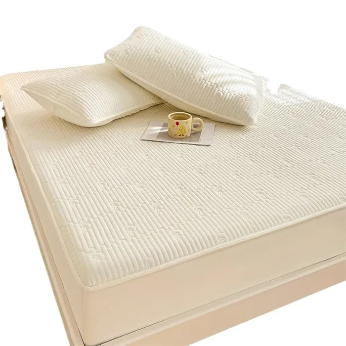 Protectores de Colchón reutilizables, almohadillas de Algodón impermeables y lavables, protectores de Colchón para Bebés, personas mayores y