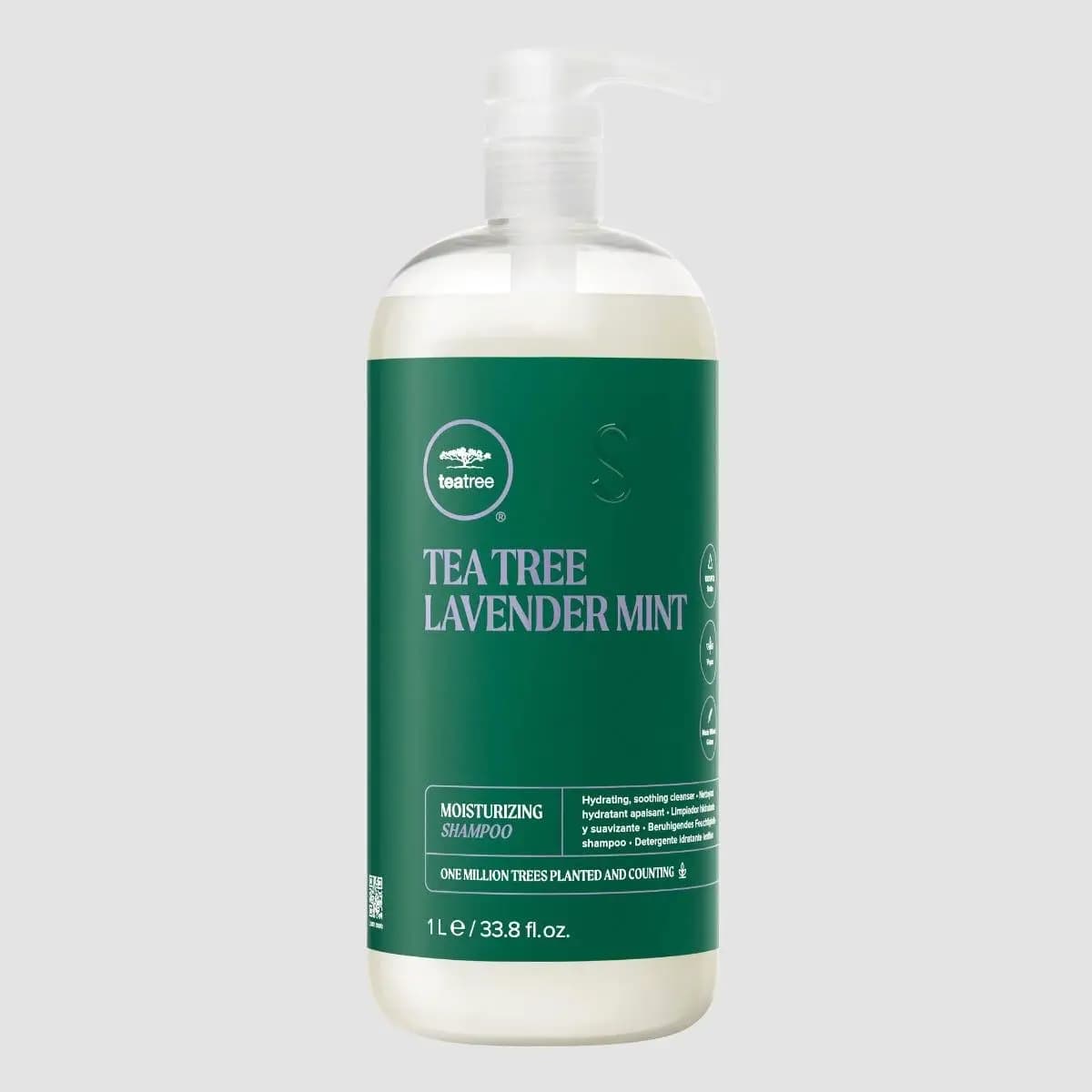 Champú Hidratante de Lavanda y Menta Paul Mitchell Tea Tree 1000 ml - Calma y Fortalece el Cabello