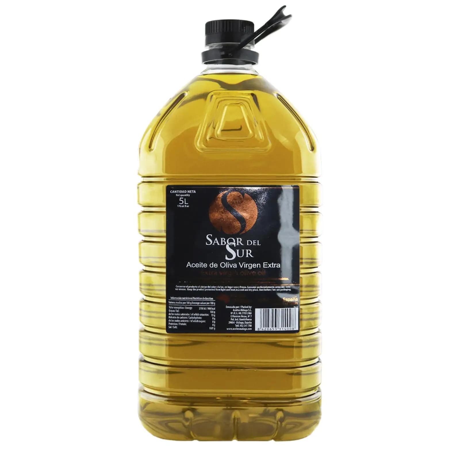 Aceite De Oliva Virgen Extra SABOR DEL SUR 5Litros Garantizado Recién Enlatado