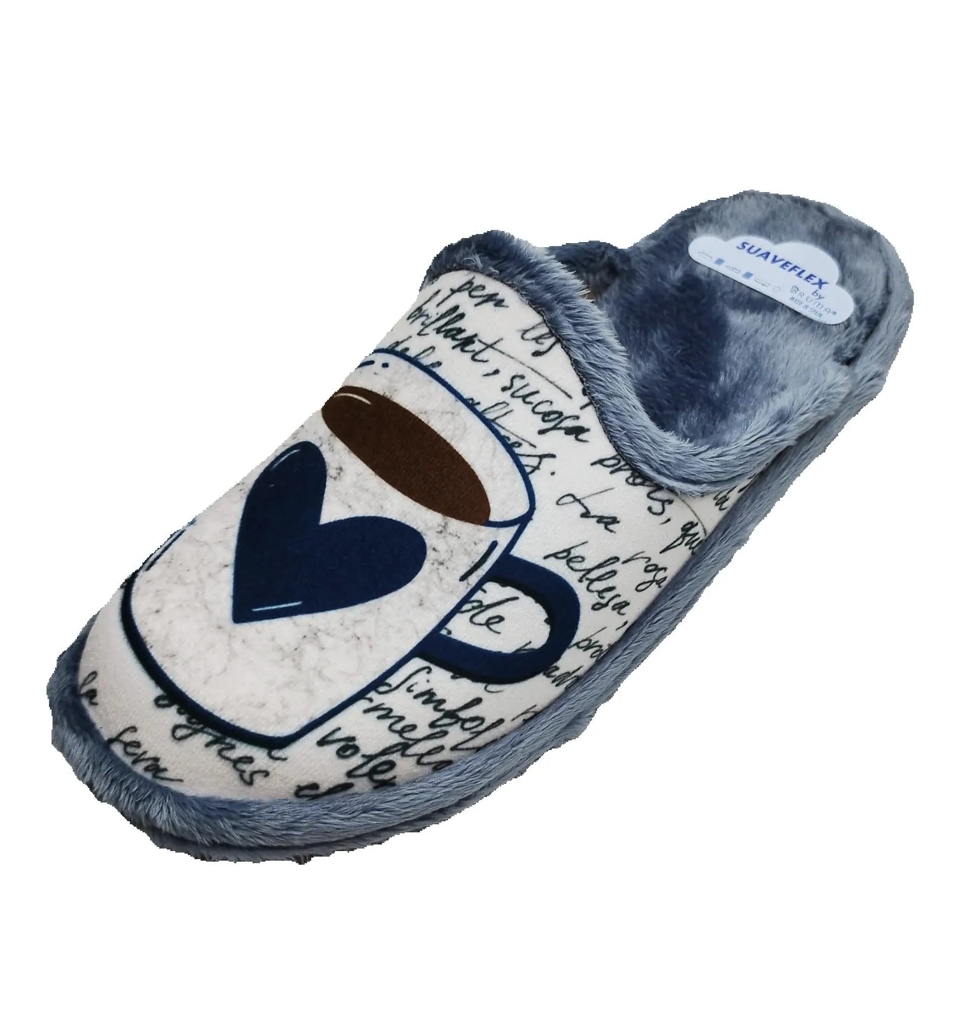 Mº1105 zapatillas mujer para casa -Increible- plantilla extraíble - fabricada en españa - alto confort.