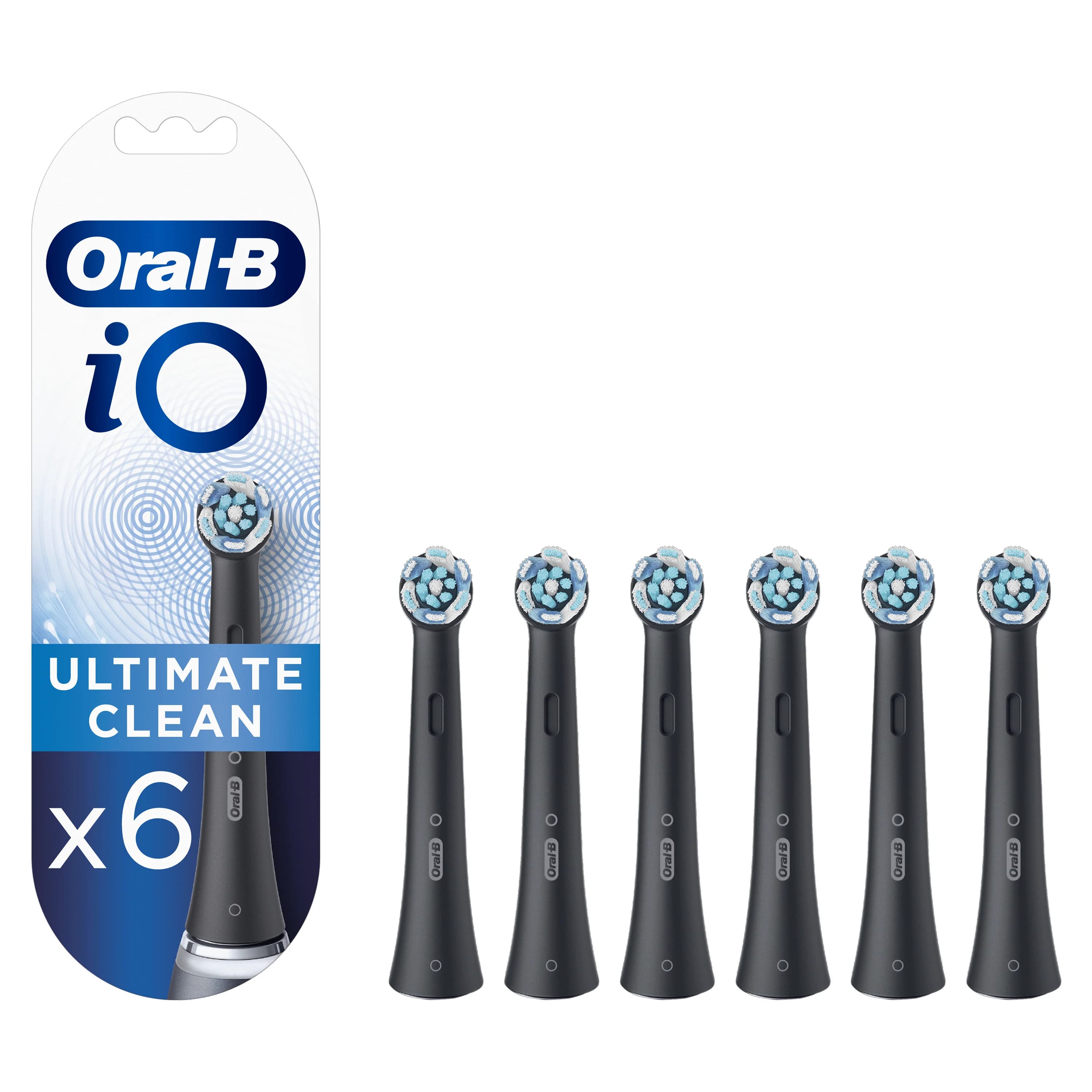 Oral-B iO Ultimate Clean cabezal de recambio para cepillo de dientes eléctrico pack de 8 y 6 unidades, Producto Europeo con Garantía Oficial.