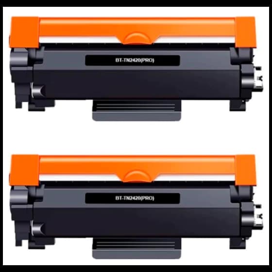 Brother 2 toners TN2410/TN-2420 Toner compatible con Brother TN2420 MFC-L2710DW L2712DN L2712DW L2730DW L2732DW L2735DW