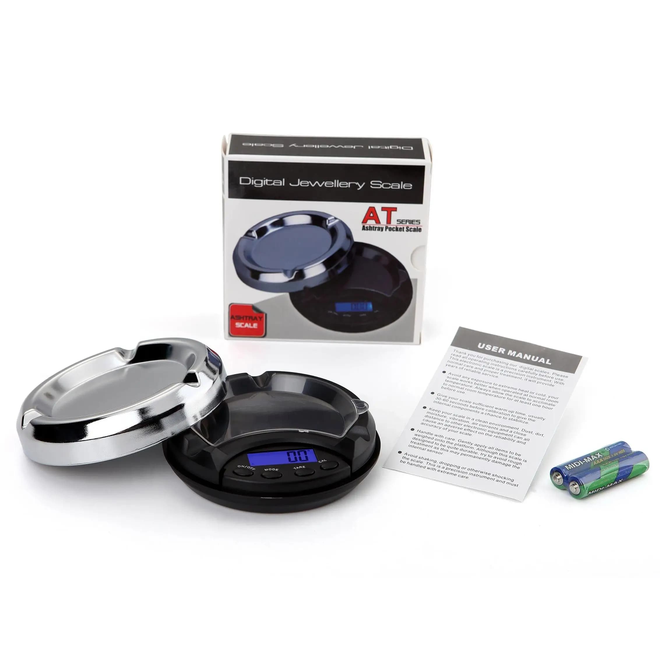 Báscula Electrónica Euroxanty de Alta Precisión | Báscula de Joyería de Bolsillo (0,01 G) | Pila Incluida