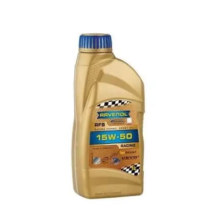 RAVENOL RFS SAE 15W-50 - 1 L | Aceite de Motor Sintético para Alto Rendimiento