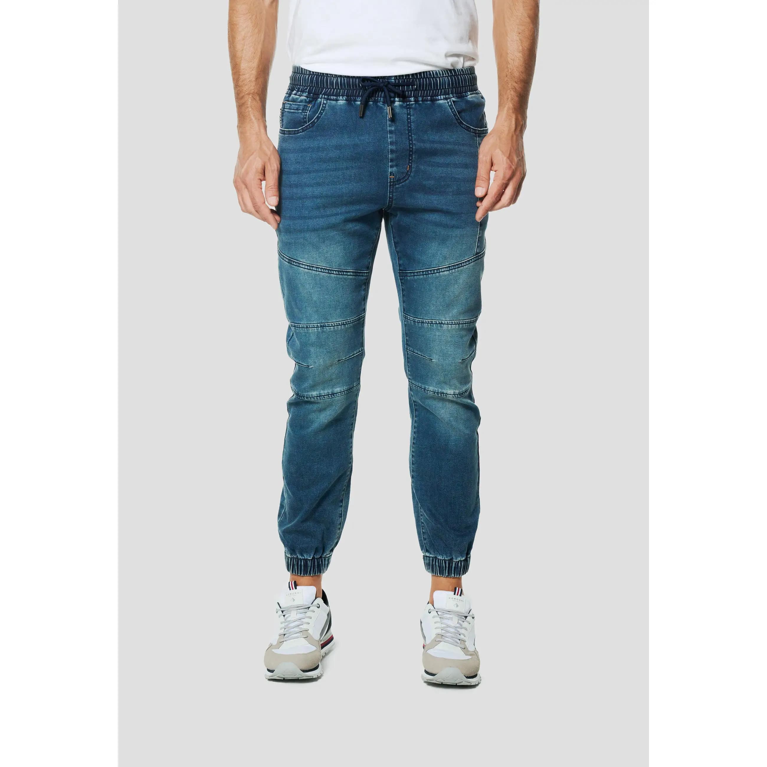Koroshi Jogger Denim Hombre Cintura Elástica Sport Regular | Koroshi