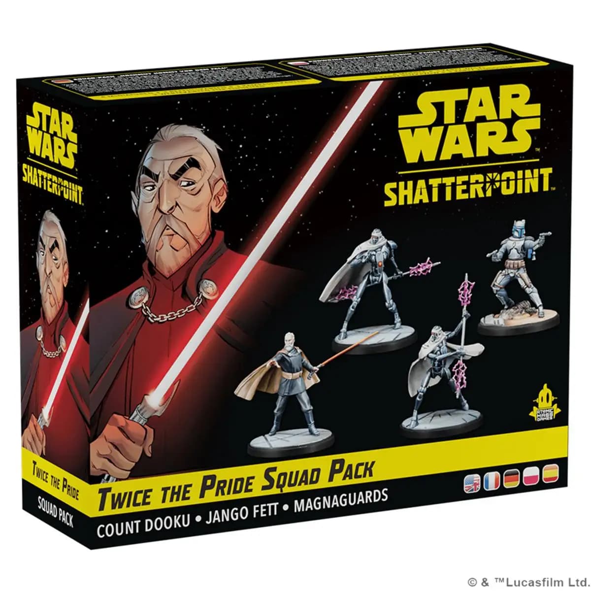 Asmodee - Juego de mesa Twice the Pride Count Dooku Squad Pack