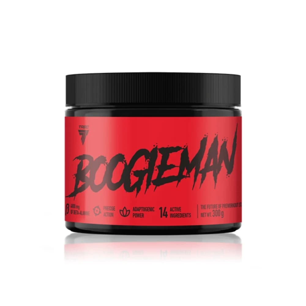 TREC NUTRITION - BOOGIEMAN PRE-ENTRENO - POTENCIADOR PRE-ENTRENAMIENTO CON SABOR PIRULETA - 300g