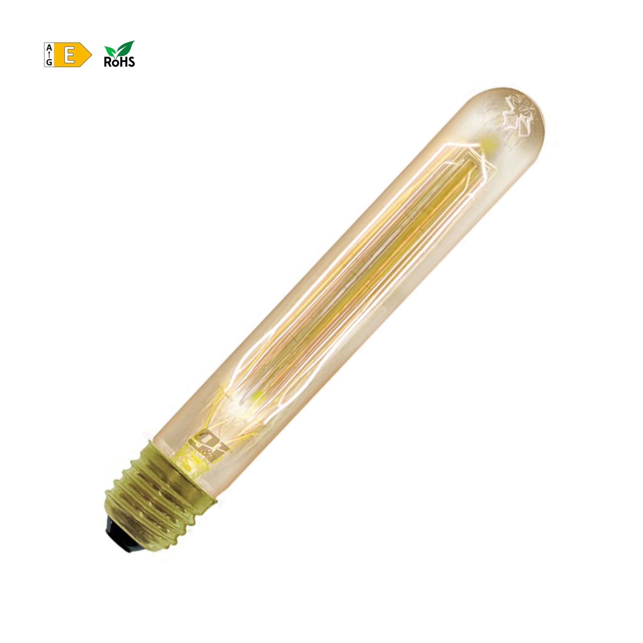 Orion91 pack x 6 units donclaif lighting deco retro style golden tube 40w e27 nineandone bulbs