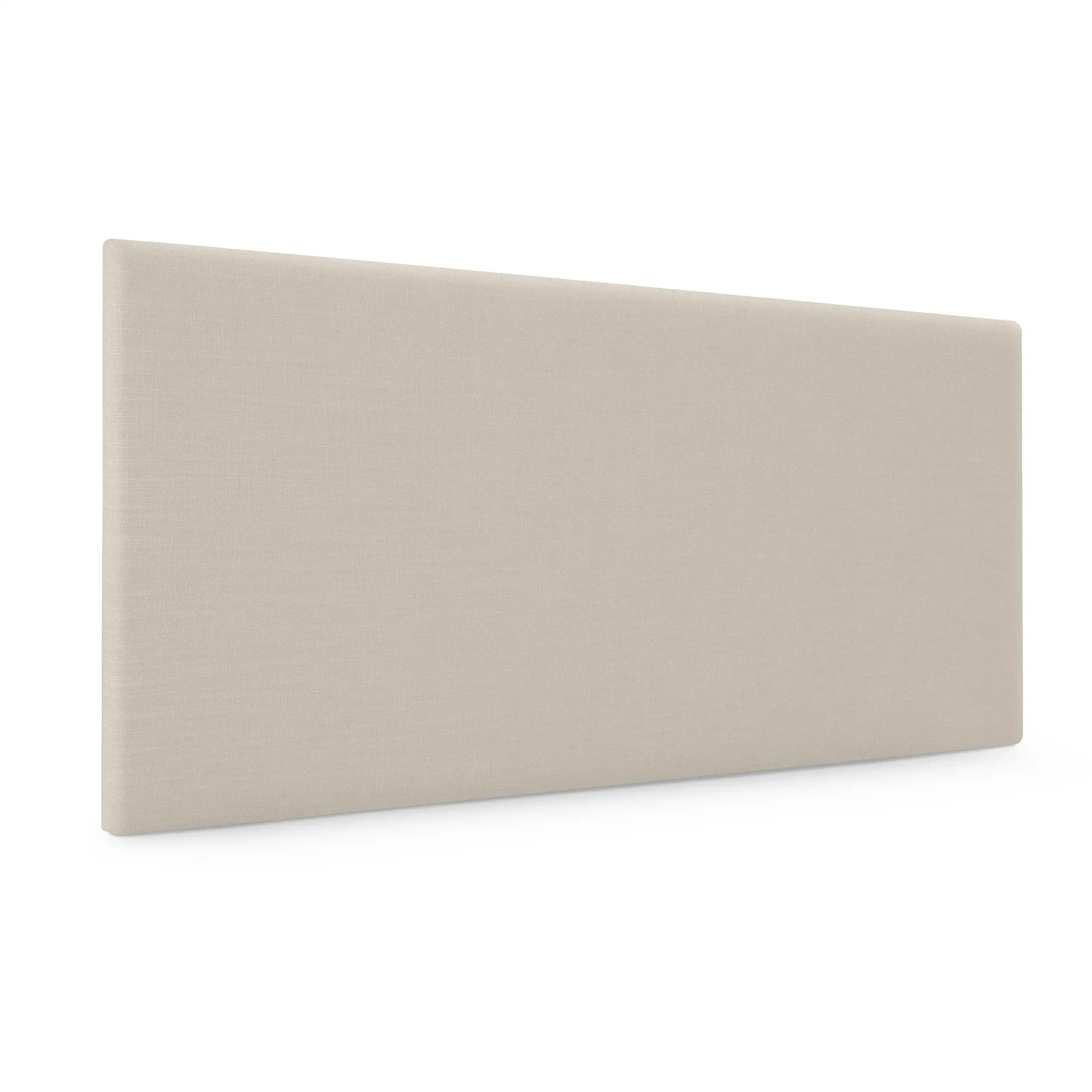 DHOME Cabecero de Lino Natural Liso Cabezal Tapizado Cama Dormitorio Moderno Top Trending (Beige Lino)