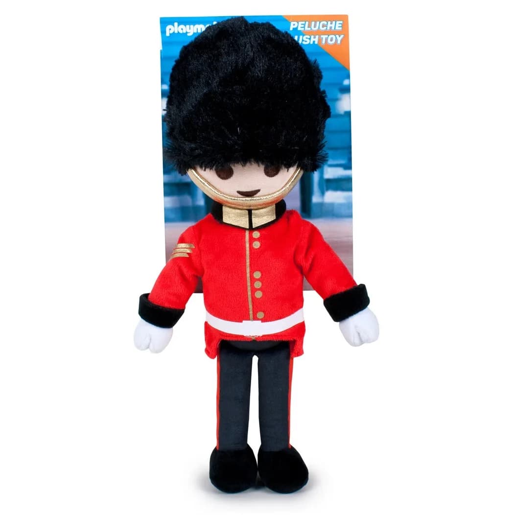 PLAYMOBIL PELUCHE GUARDIA REAL BRITÁNICO - SERIE LIMITADA EXCLUSIVA, TIENDA CON LICENCIA OFICIAL, REGALO PARA ESTUDIOS DE INGLÉS, PARA TU VIAJE A