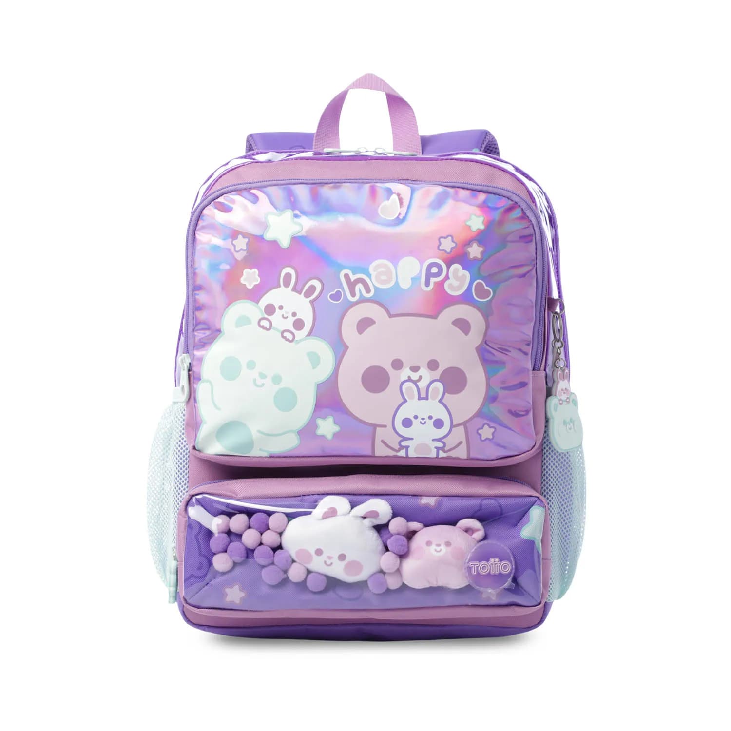 Totto Mochila Infantil Friends Party M Material: Poliéster 32 x 40.5 x 14 cm