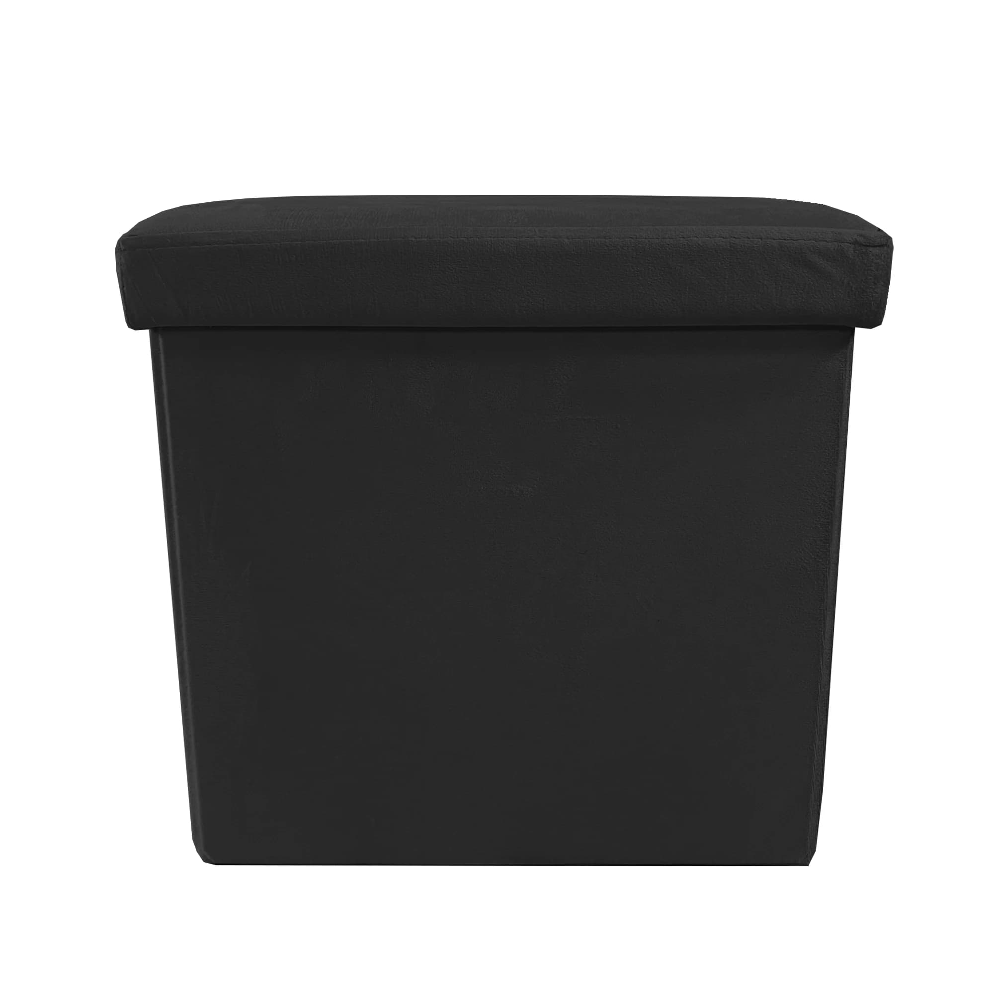 Puff Ottoman Cuadrado Terciopelo Plegable 38x38x38cm  Nyana Home  Gran Almacenaje  Estilo Otomano  Terciopelo Suave