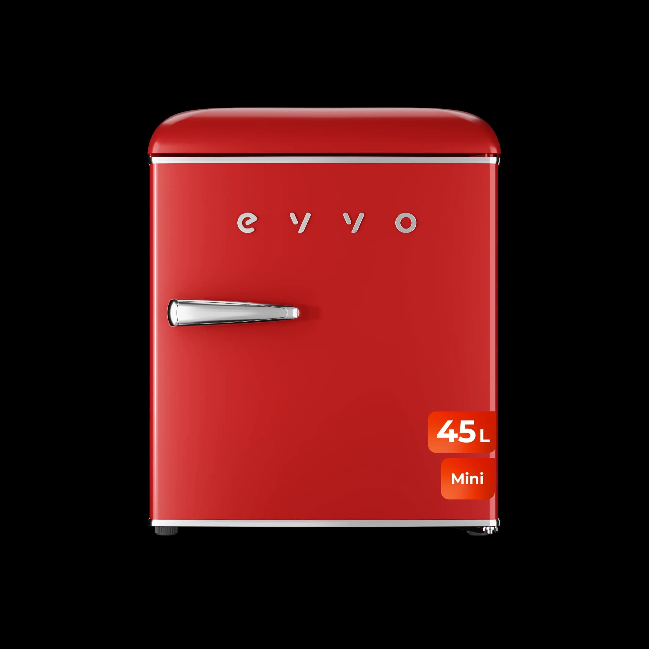 Mini Frigorífico EVVO 45L con Control de Temperatura, Luz Interior y Estilo Retro en Varios Colores