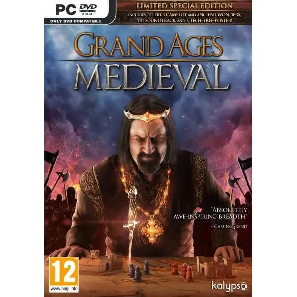 Kalypso Grand Ages Medieval Estándar Alemán, Inglés, Español, Francés, Italiano, Polaco, Ruso PC