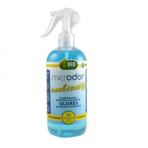 MICRODOR AMBIENT eliminador de olores ambientales en hogares con mascotas