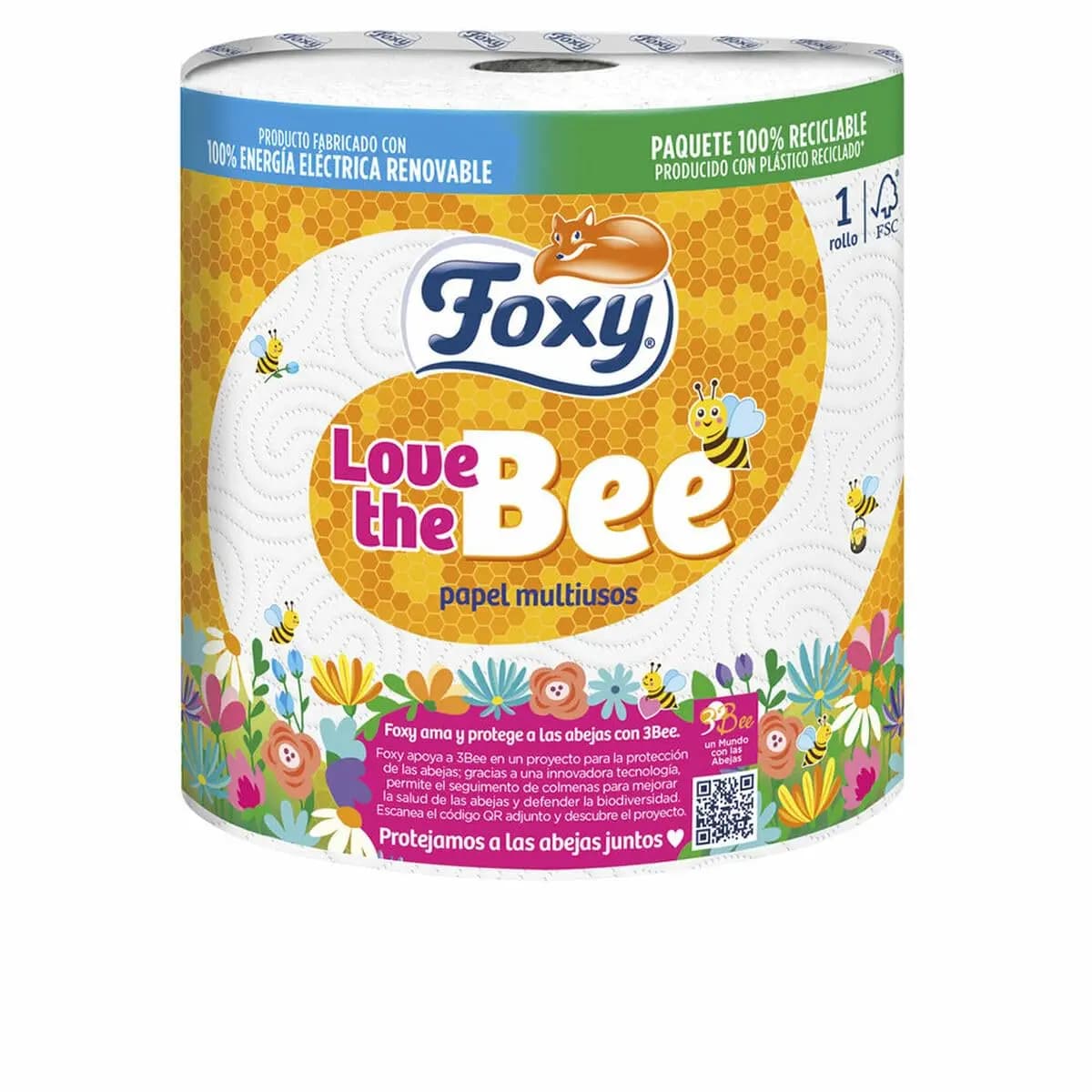 Love the bee jumbo papel cocina 1 u