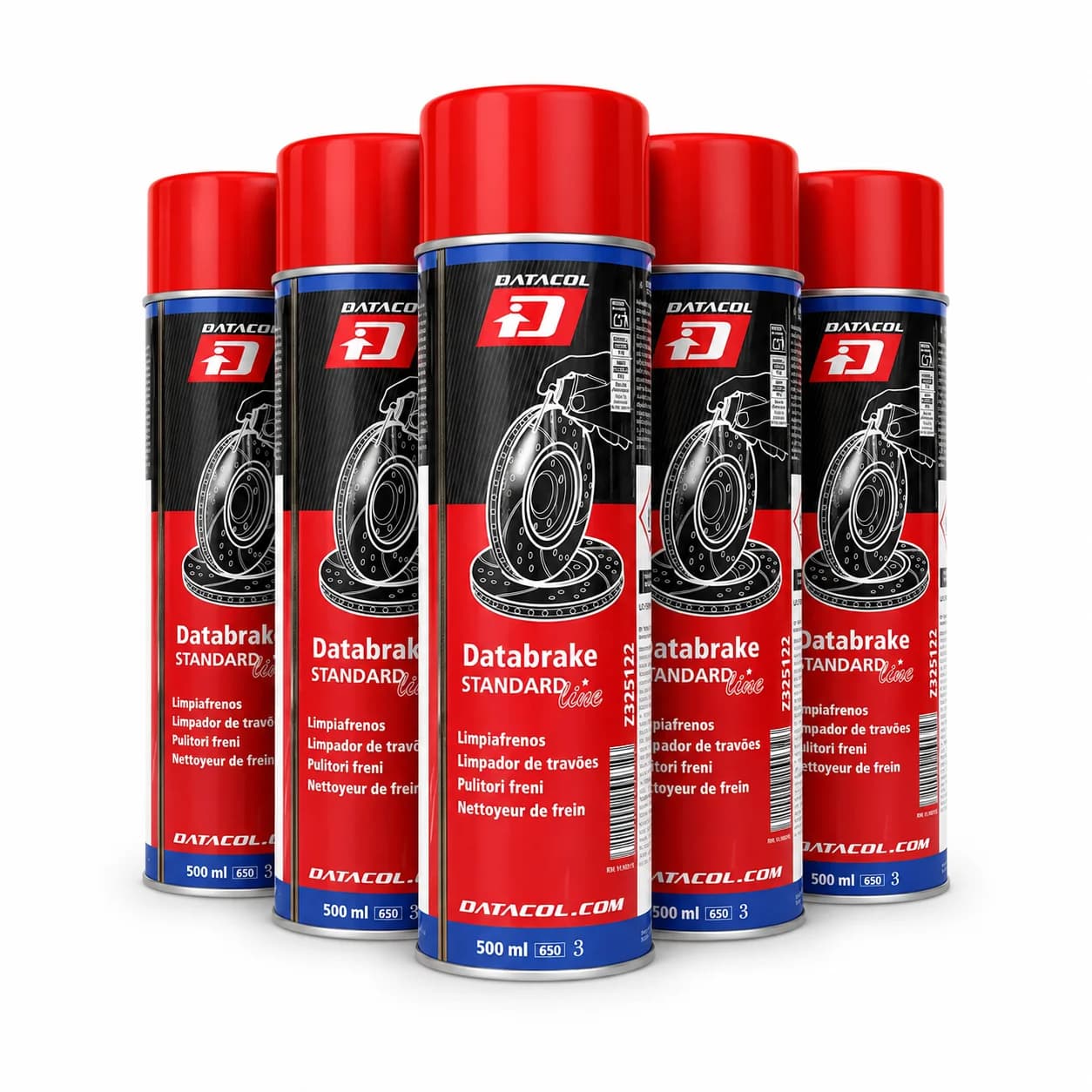 Limpiador de Frenos Datacol  - Limpieza y Desengrase Eficientes - 500ml cada Unidad - Spray para Automoción