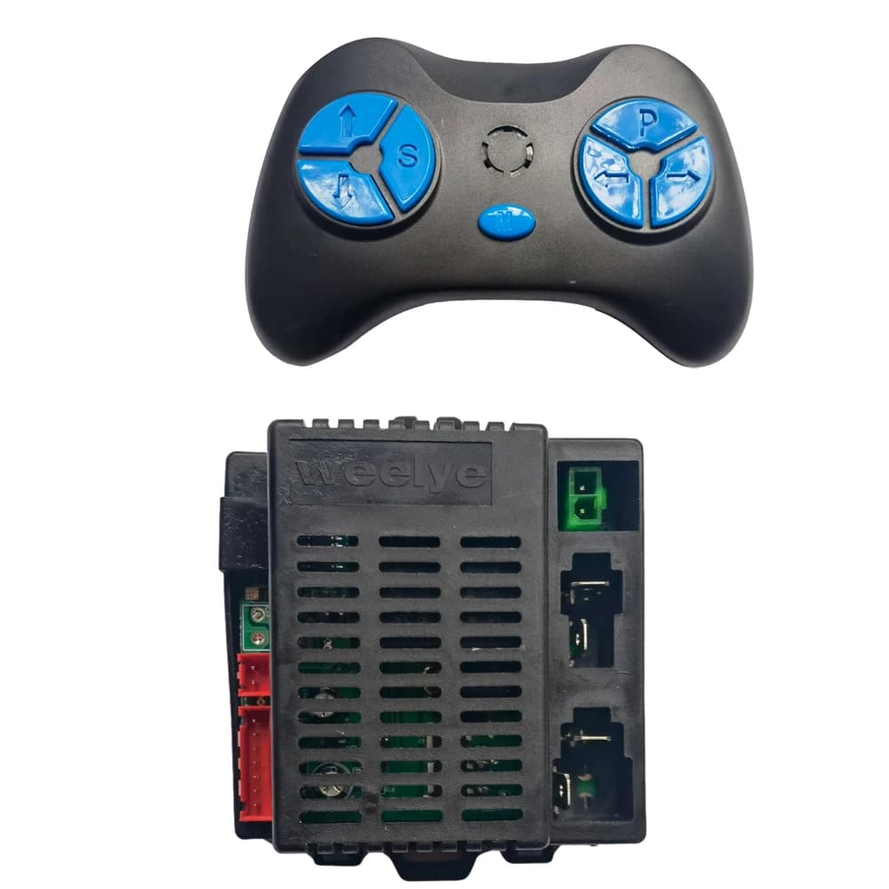 Weelye 12V RX77 FCC niños giro eléctrico en coche Bluetooth caja de Control remoto unidad receptor placa base TX19 piezas del transmisor
