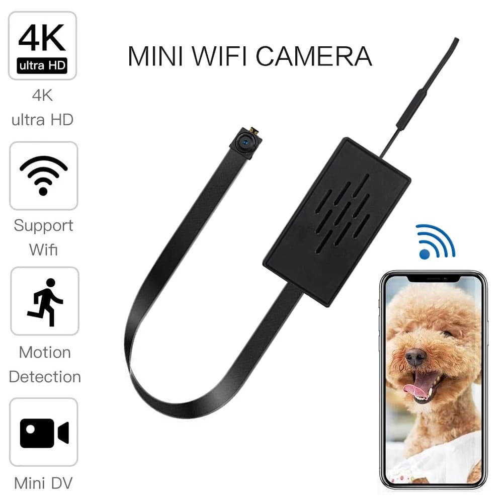 Mini cámara wifi Smart Home Security Micro cámara HD 1080P Cámara digital Detección de movimiento Control remoto diy Grabadora de video Batería