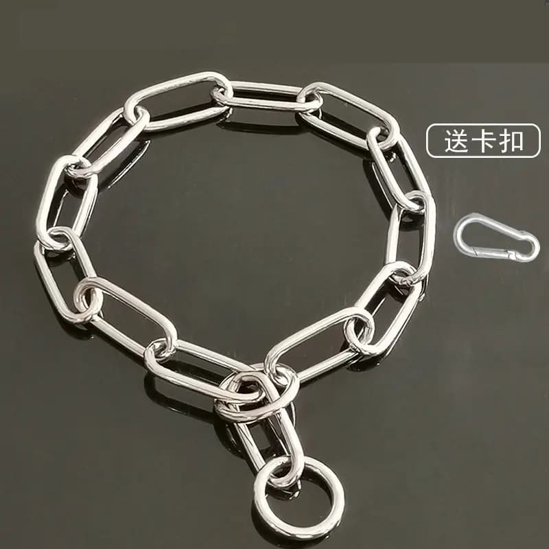 HQ SD01 espectáculo clásico calidad fuerte sólido cadena de perro inoxidable correa Collar de perro cadena P inoxidable especial para perros