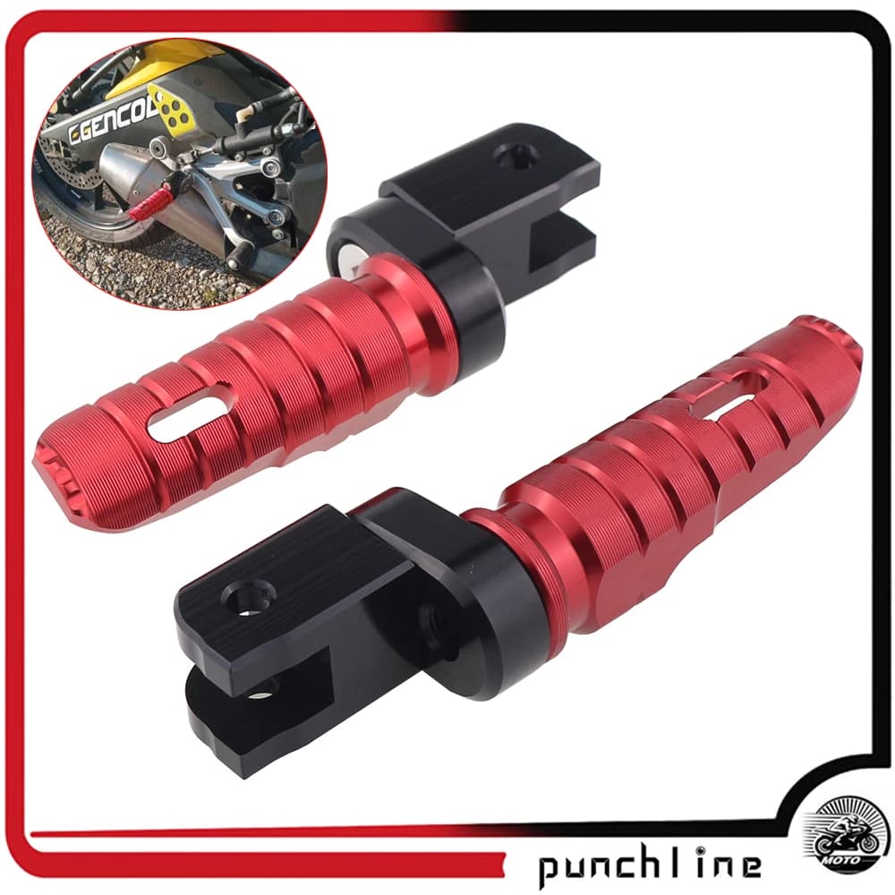 Estriberas delanteras giratorias para Street Triple, 765, 765R, 765S, 765RS, Triple /R /S/RS, 1200 RR, 1200RS