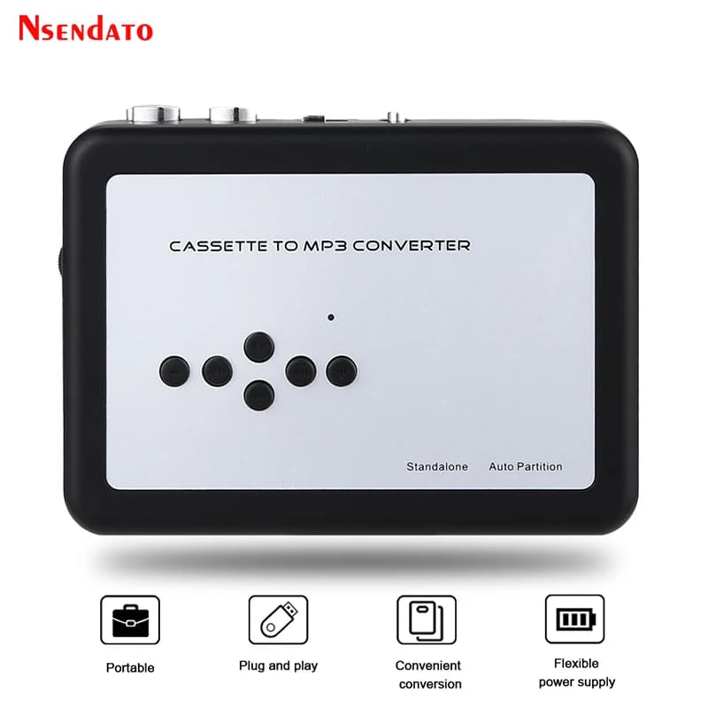 Ezcap 231 USB Cassette Tape reproductor de Audio de música a MP3 convertidor cintas reproductor de Cassette grabadora guardar archivo MP3 a USB