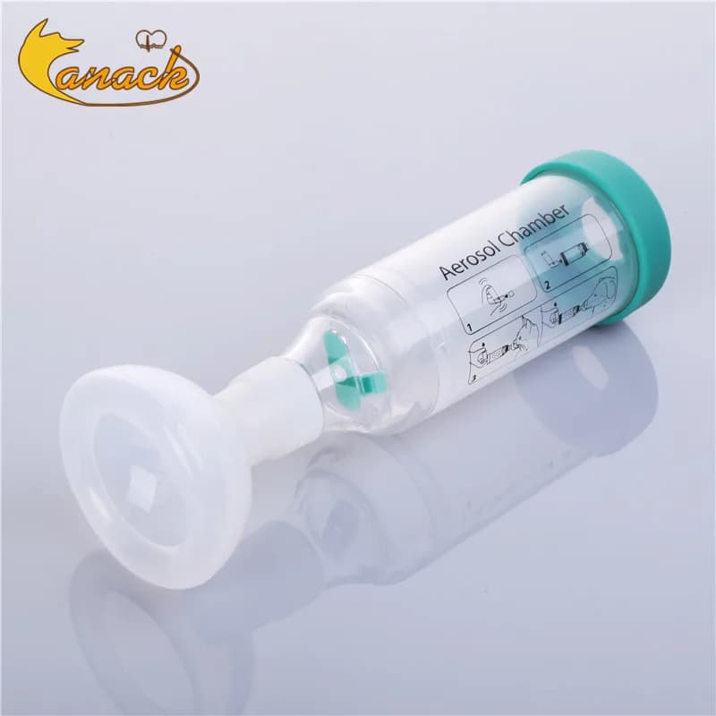 Cámara de Aerosol con máscara de silicona para mascotas, espaciador de inhalador para gato y perro