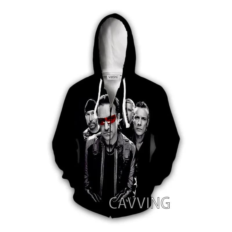 CAVVING-Sudadera con capucha para hombre y mujer, prenda deportiva con cremallera y estampado 3D, estilo Harajuku, Z01