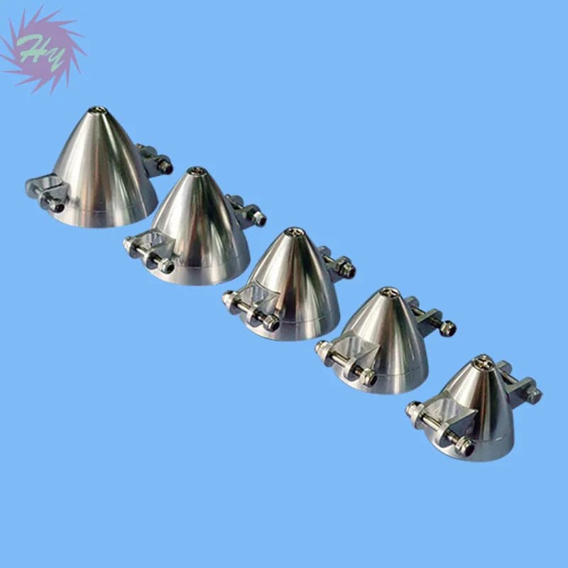 1PC CNC de aleación de aluminio plegable Spinner de hélice dia28-48 Shaft3.0/3,17/4,0/5,0/6,0mm cubierta de utilería Shell para RC fijo planeador