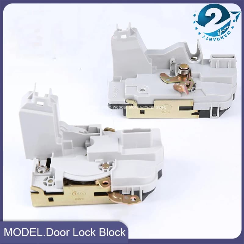 Conjunto de bloque de cerradura de puerta de coche compatible con Peugeot 206 207 307 Citroen C2, cerradura de puerta delantera y trasera, Motor de