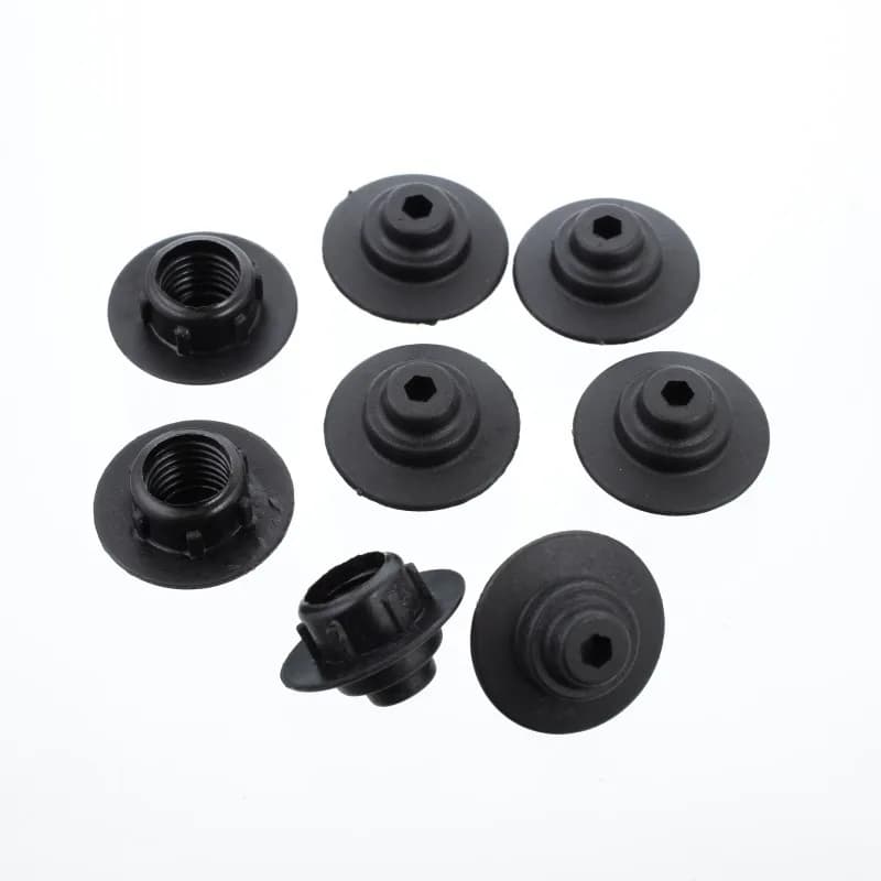 Tuerca para varilla retráctil de futbolín, piezas/accesorios de ABS para futbolín (Diámetro: 6MM) AQ-02