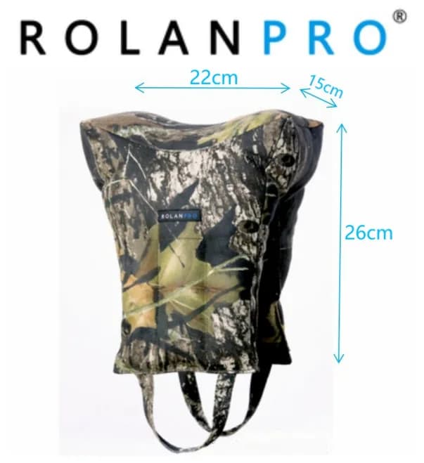 ROLANPRO SLR teleobjetivo pistola ventana almohada bolsa de frijoles fotográfica (con cremallera debe ser de carga automática) bolsa vacía