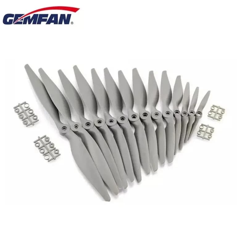 Hélice de nailon Gemfan APC 5050 6040 7050 7060 8040 8060 9045 9060 1050 1060 1070 1155 1260 1365 1470 para FPV RC accesorio de ala fija