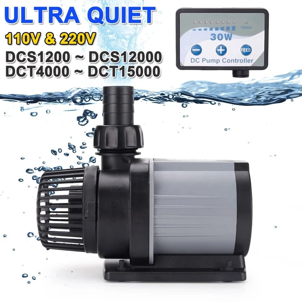 Jebao DCS DCT Series DCS1200 Dcs2000 bomba de acuario de flujo Variable, sumergible, controlable para agua dulce marina