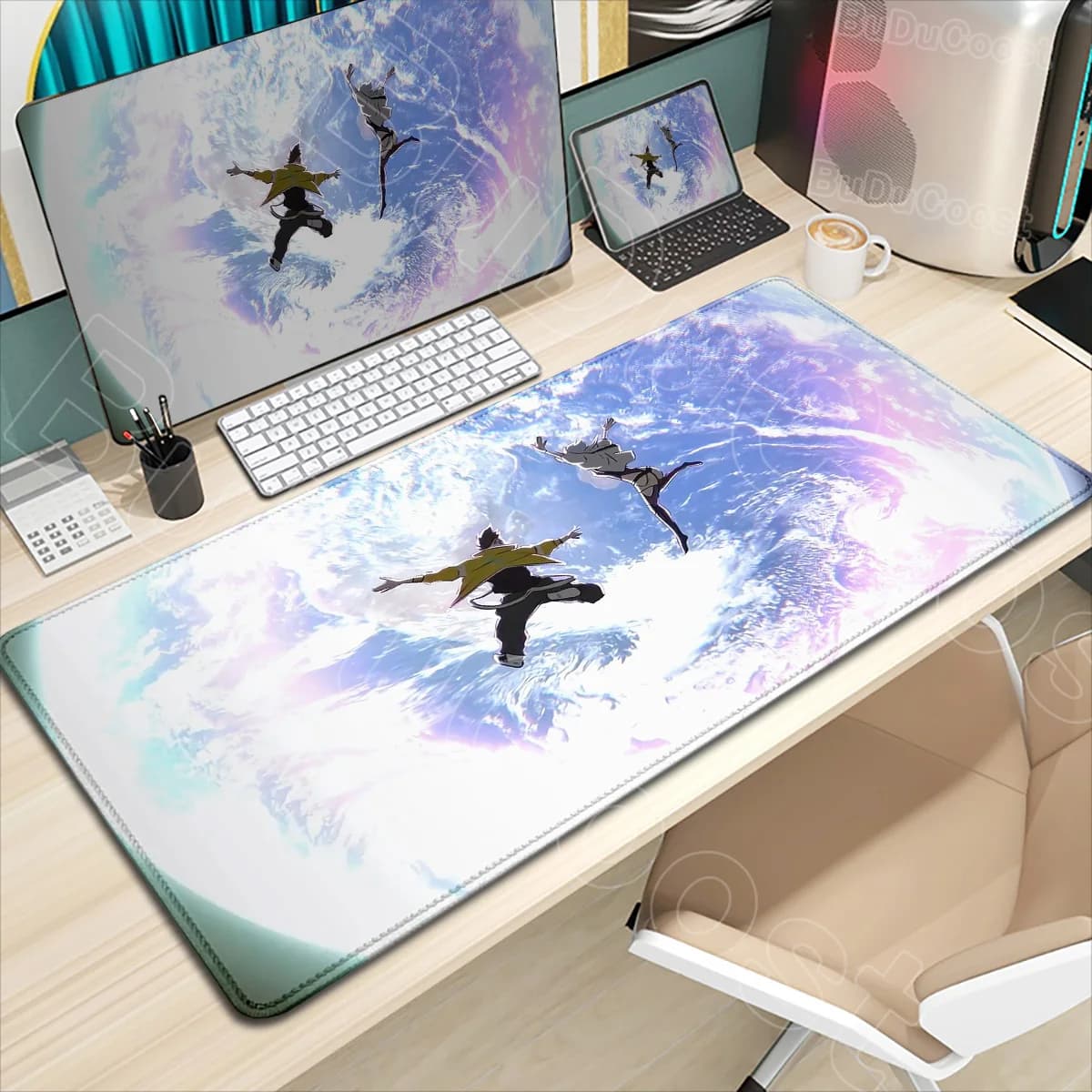 Nuevo papel tapiz con impresión HD C_cyberpunk E_edgerunners, alfombrilla para ratón, alfombrilla antideslizante para ordenador, alfombrilla para