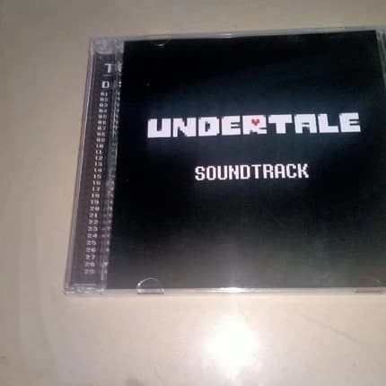 Juego Anime UNDERTALE Toby Fox música CD mejores éxitos OST álbum 2 uds registro de música Cosplay Walkman coche insonoras colección de cajas