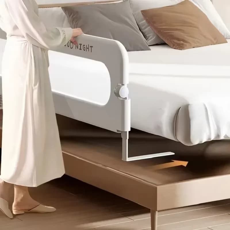 IMBABY-barandilla de cama anticaída, barrera de seguridad para cama de bebé, cubierta de cuna portátil, protector de riel de cama ajustable,