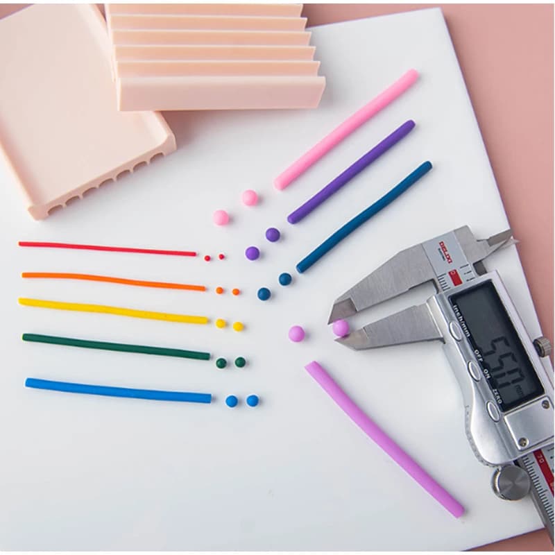 Herramienta para Hacer Cuentas Redondas Uniformes de Arcilla Polimérica, para Hacer Aretes, Collares y Decoraciones, para Bolas de Arcilla de